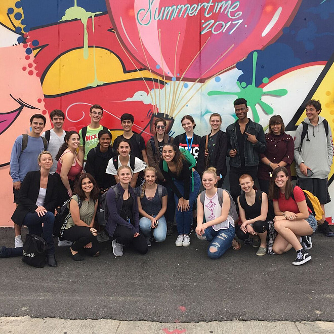 Dr. Lauren Brown (History) and her Fall 2017 NYC Seminar