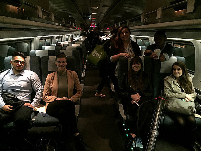 Amtrak to Baltimore.