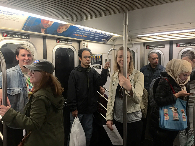 The journey to Brooklyn.