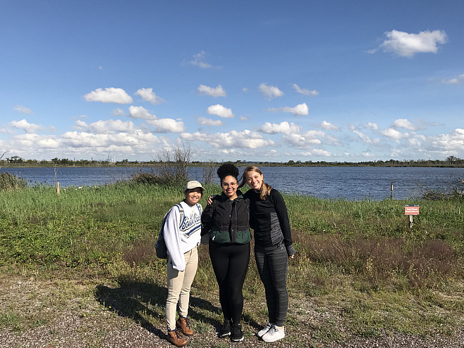 Ashley Pavia '21 (Biology and Urban & Environmental Sustainability), Victoria Whalen '21 (Biology and Urban & Environmental ...
