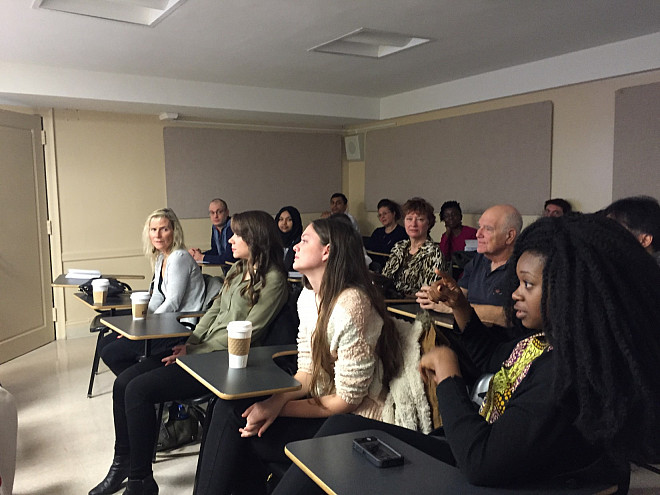 The audience at Marisa Dunigan's talk on Antioxidants in Various Edible Seaweeds.