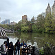 Students in Prof. Leri's Chemistry and the Environment class study water chemistry in The Lake in Central Park's Ramble.