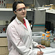 Marjan Khan '20 quantifies fecal indicator bacteria in Professor Leri's biogeochemistry lab.