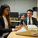 Students conduct hearing exam