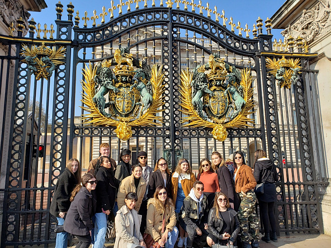 At Buckingham Palace, London