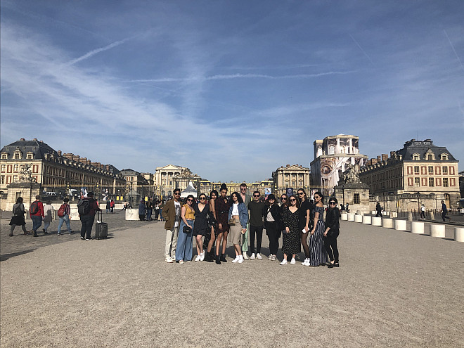 At the Palace of Versailles