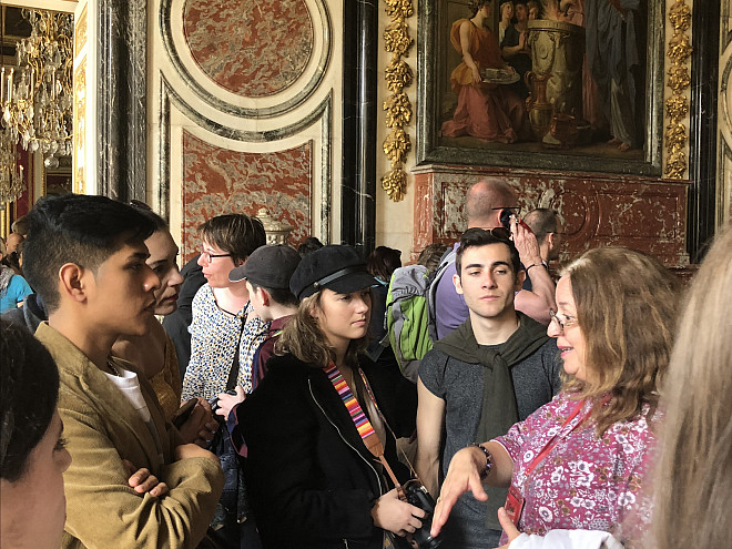 At the Palace of Versailles