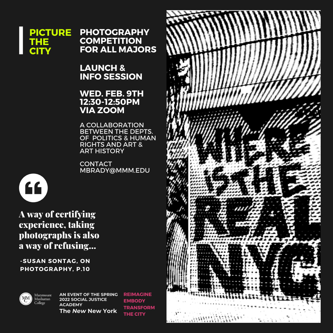 A flyer with details for the Picture the City photography competition. Text reads:Picture the Cit...