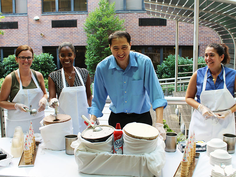 The Summer Staff Ice-Cream Social