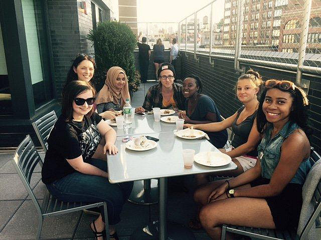 Dinner on the Cooper Square terrace