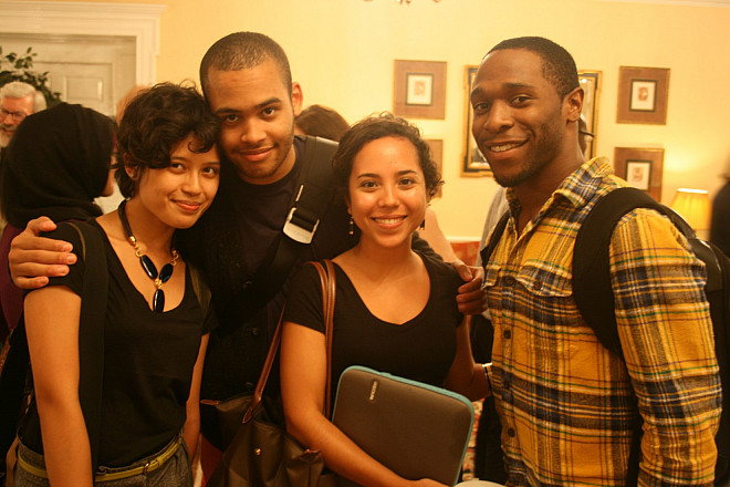 Students at a Diversity Reception