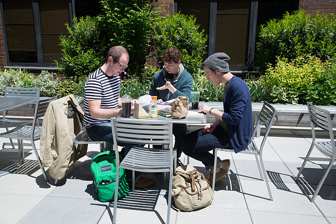 Running lines on the Lowerre Family Terrace
