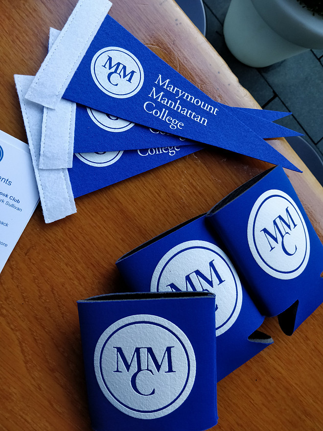 Some swag for our alumni and friends.