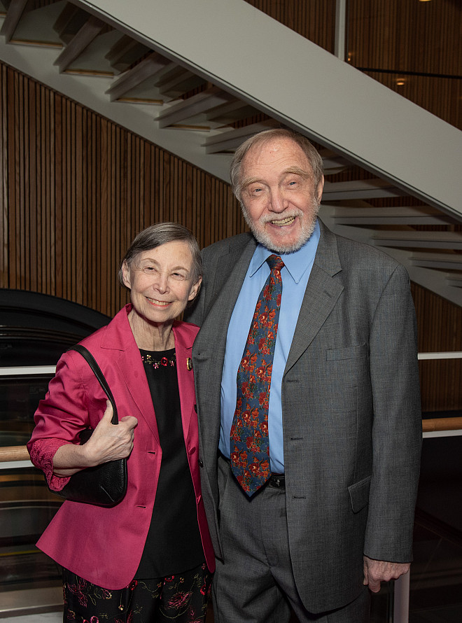 Professors Linda and Henry Solomon