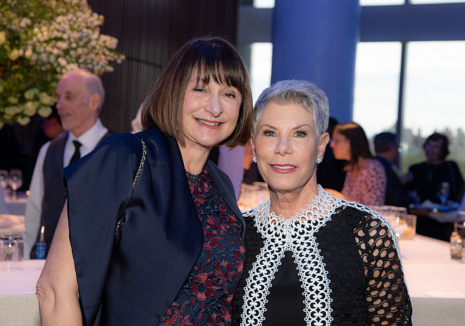 Trustees Lucille Zanghi and Carol Berman