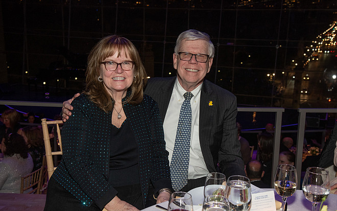 Trustee Barbara Lynch Loughlin '70 and Dr. Jerry Loughlin
