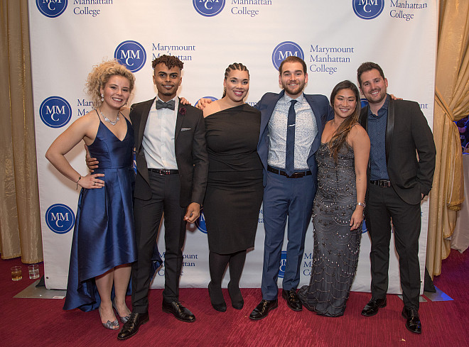 Olivia Mattsey '18, Michael Balin '16, Antoinette Henry '10, Matthew Mucha '18, Jenna Ushkowitz '07, Chris Pinnella