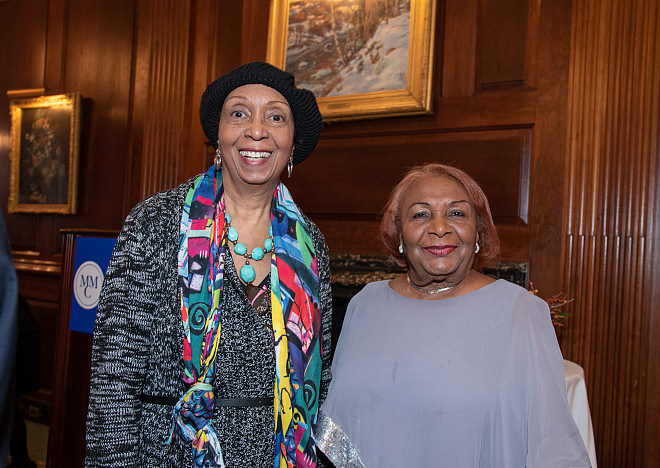 Alvarene Murray Molland and guest