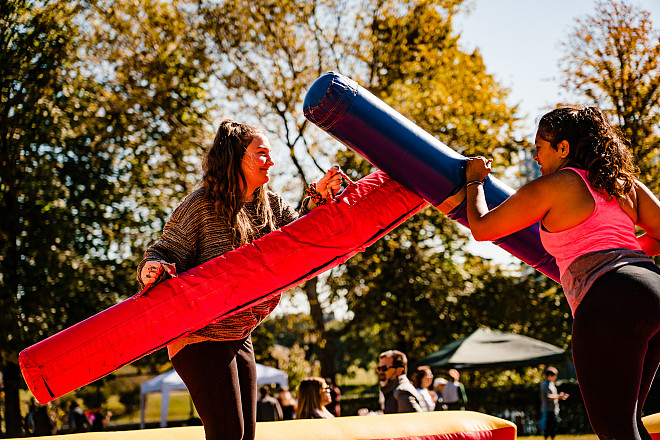 Fall Carnival and Flag Football Game at Pony Field