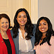 L-R: Vice President for Student Affairs Carol Jackson, Councilwoman Carlina Rivera, Jennifer Acevedo '19