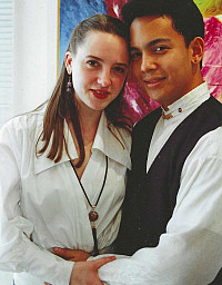 Erin Boyle Acosta '95 and Joel Acosta '96 in their younger days
