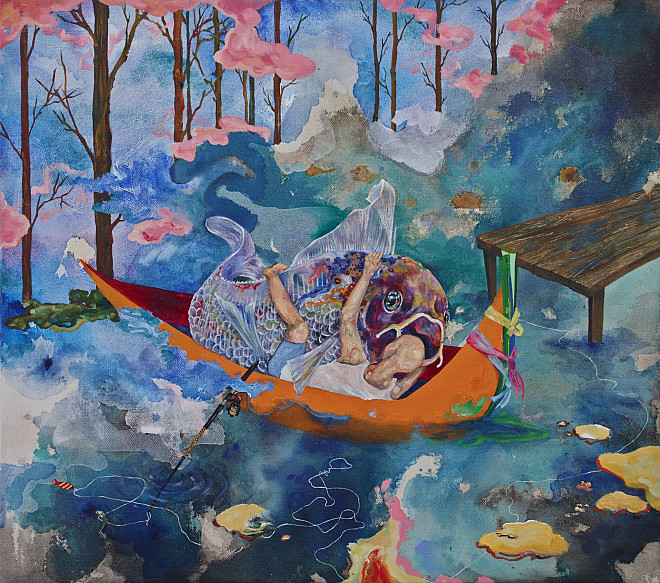 Eleen Lin Chasing Carp / 追??? , 2014