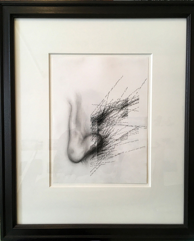 Ruth Liberman, Dresden, 16 and 17 September 1935, Pencil and typewriter film carbon on paper, 12 x 9” (22 x 18.5 framed with glass)...