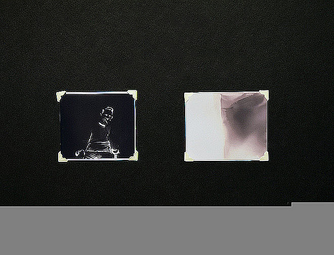 Tyson Robertson, Untitled 5 (I never knew/I always knew) • Black and white paper negative and black paper, 12 x 18, 2017