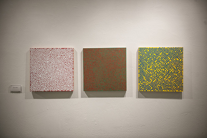 Jascha Owens, Enamel on panel, 2013
