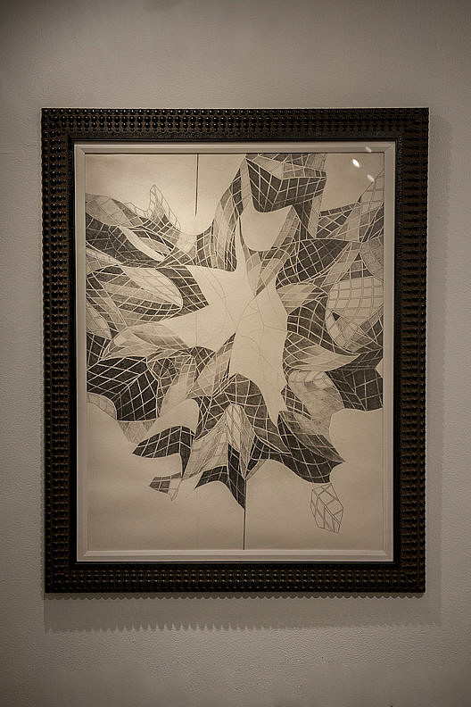 Caleb Nussear, Untitled, Graphite on mulberry paper, 2010