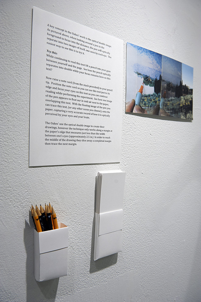 Oakes interactive description in the gallery
