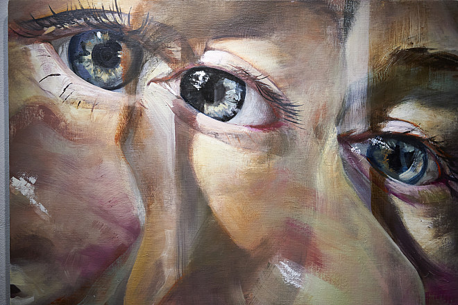 Painting by Gerri Davis