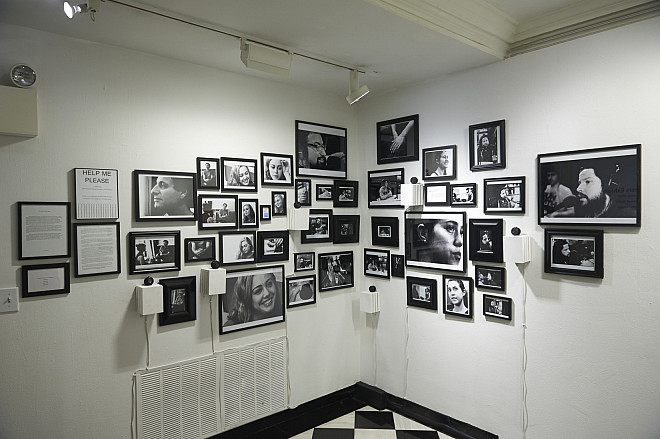 Alex Wesser's installation in The Hewitt Gallery of Art / Senior Group Thesis Exhibition
