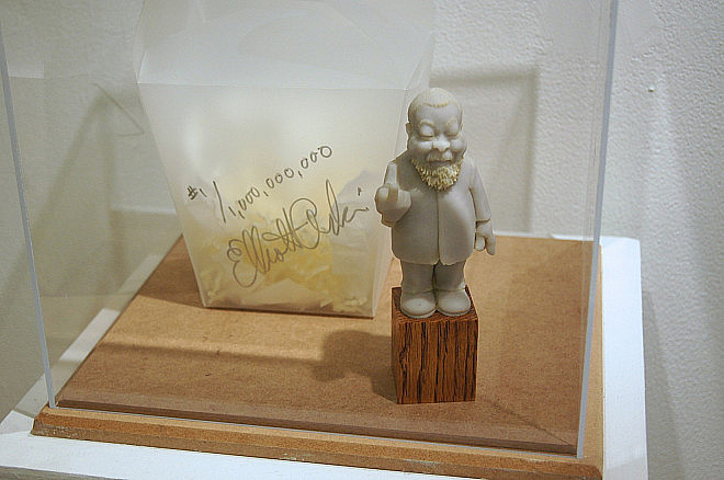 Elliot Arkin, Ai Weiwei statue in cast marble