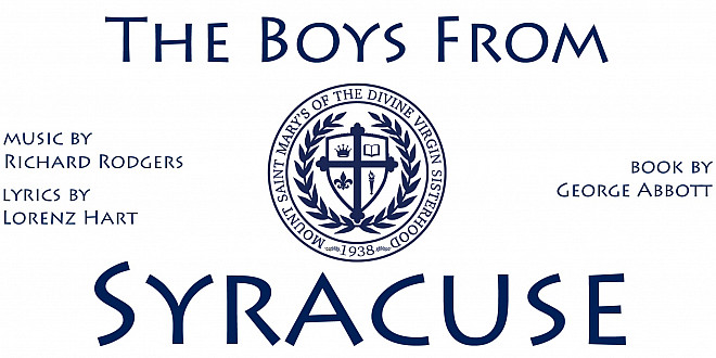 The Boys From Syracuse by Rodgers, Hart, Abbott, and Shakespeare
