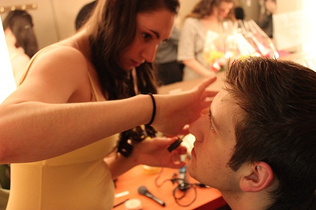 Preparing for Club Fierce's Spring production of ALICE.