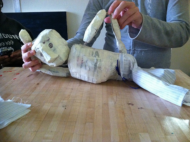 Student creations in our Puppetry course