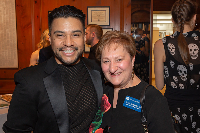 Mondo Morales '12, Secretary Dance Department Advisory Board and Costume Coordinator of Dance, Ellie Imperato '68, President Da...