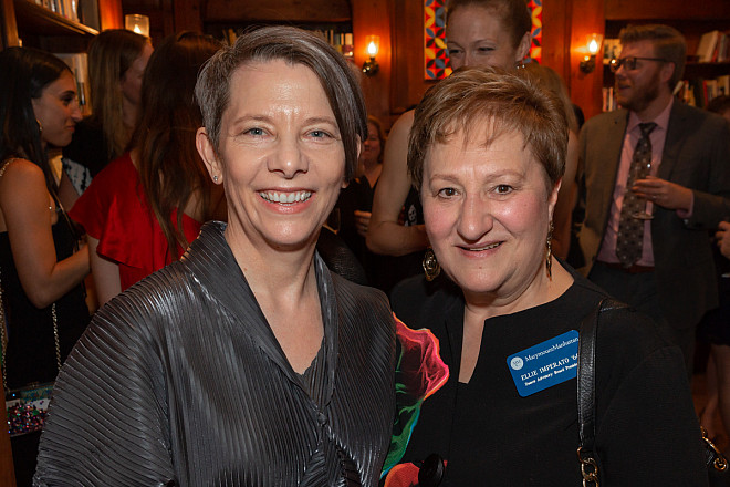 President Kerry Walk, Ph.D.,Ellie Imperato '68, President Dance Department Advisory Board