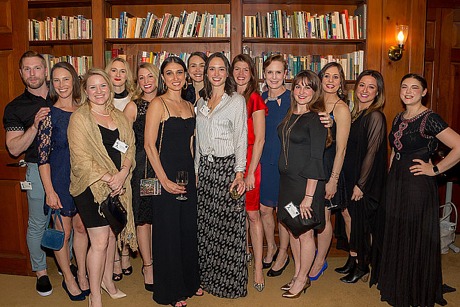 Members of the Graduating Class of 2008 with Katie Langan, Professor of Dance and Chair of Dance Department
