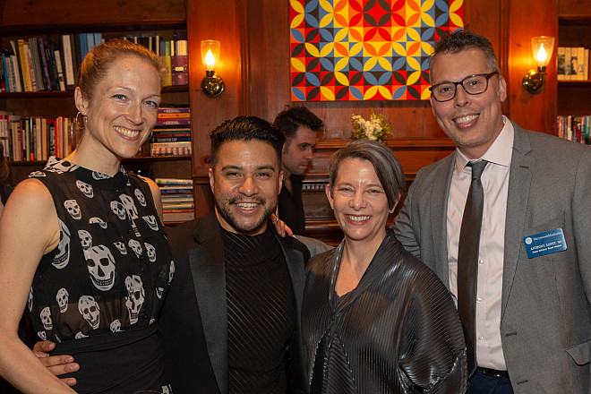 Catherine Cabeen, Assistant Professor of Dance, Mondo Morales '12, Secretary Dance Department Advisory Board and Costume Coordinator...