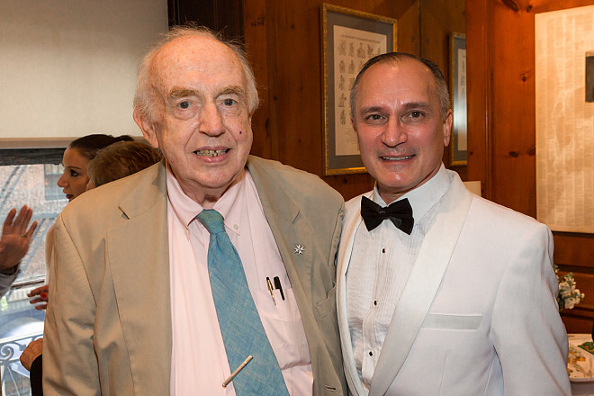 Dean Emeritus Peter H. Baker,  Anthony Ferro, Associate Professor of Dance