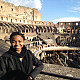 Angelica Blalock '16 at the Colloseum, Italy